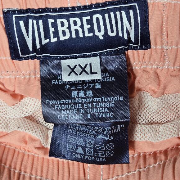Vilebrequin Swim Shorts Mens 2XL Pink Moorea Swim Trunks Luxury Mesh Lined XXL - Picture 5 of 12